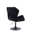 Czarne krzesło CRONO - dysk czarny