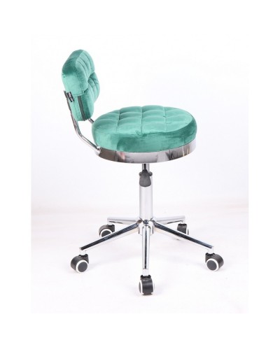 Krzesło butelkowa zieleń MAGNUS glamour