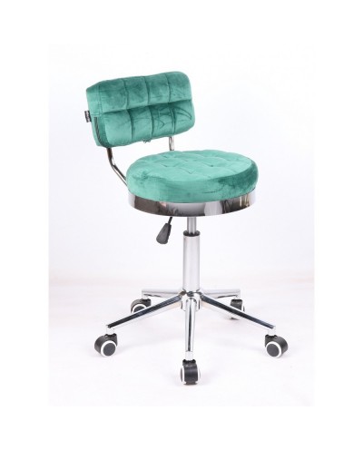 Krzesło butelkowa zieleń MAGNUS glamour