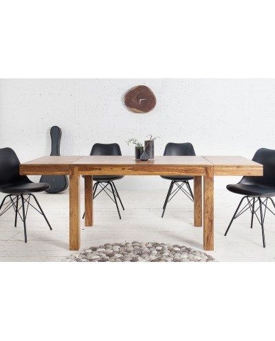 INVICTA stół rozkładany LAGOS 120-200 sheesham - drewno naturalne