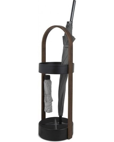 UMBRA stojak na parasolki HUB czarny - drewno, metal