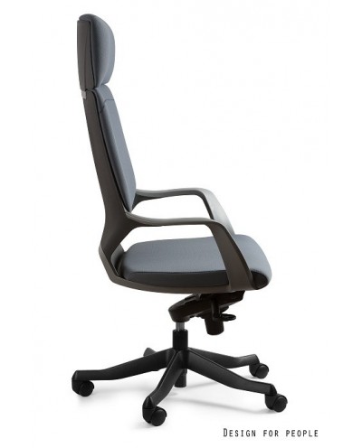 Fotel biurowy APOLLO szara tapicerka / czarna konstrukcja