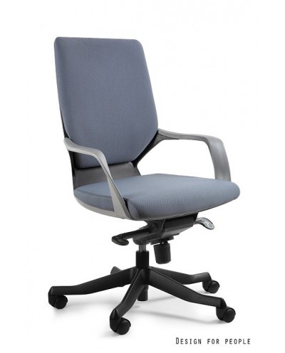 Fotel biurowy APOLLO M szara tapicerka / czarna konstrukcja