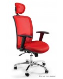 Obrotowy fotel EXPANDER ergonomiczny - czerwony