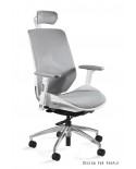 Fotel ergonomiczny HERO biały / siatka NWH - Unique