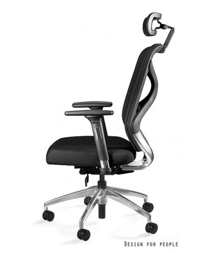 Fotel ergonomiczny HERO - czarny / tkanina SM - Unique