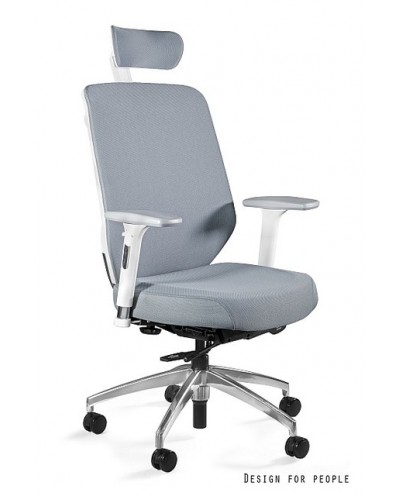 Fotel ergonomiczny HERO - biały / tkanina SM - Unique