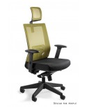 Fotel ergonomiczny NEZ do biurka - oliwkowy