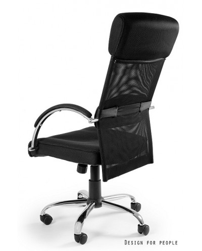Fotel do biurka OVERCROSS biurowy - czarny