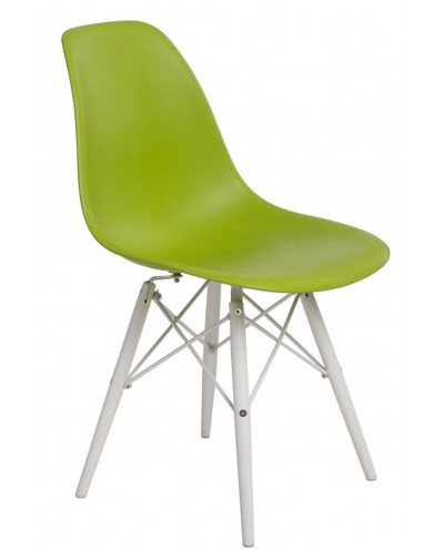 Krzesło P016W PP zielone/white