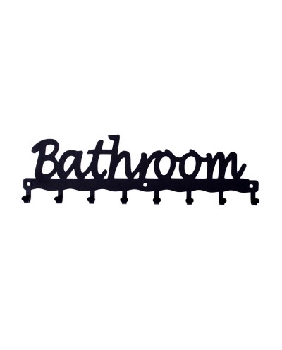 Wieszak ścienny Bathroom czarny